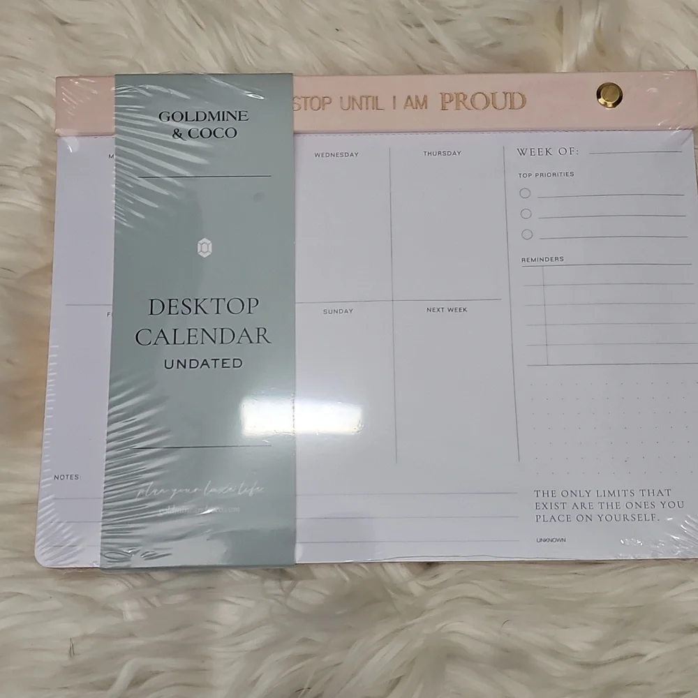 New Goldmine & Coco Desktop Calendar